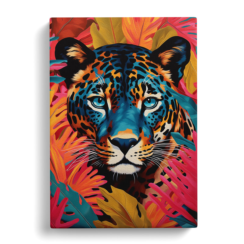Leopard Colour Field No.2 - Print, 50cm H x 35cm W x 3cm D