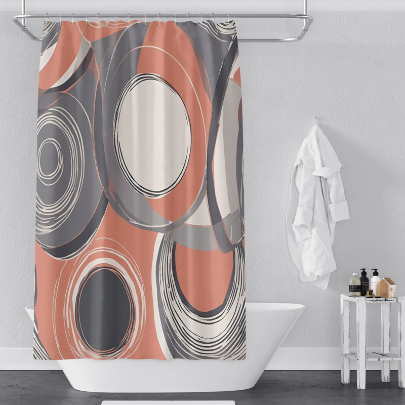 Rideau de douche Noicolina, H 72 po x l 70 po