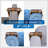 Sofa Armrest Tray, Arm Table Sofa Arm Tray Clip On Tray Table, Sofa Tray Table For Couch, Folding Snack Table With 360 Rotating Phone Bracket, Non-Slip/Flexible With Different Armrest Shapes And Width