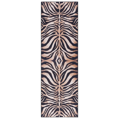 Faux Hide Performance Machine Washable Animal Print Rug