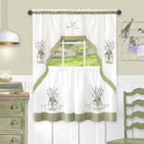 Devia Swag 58'' W Kitchen Curtain in