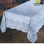 Nappe en vinyle blanc
