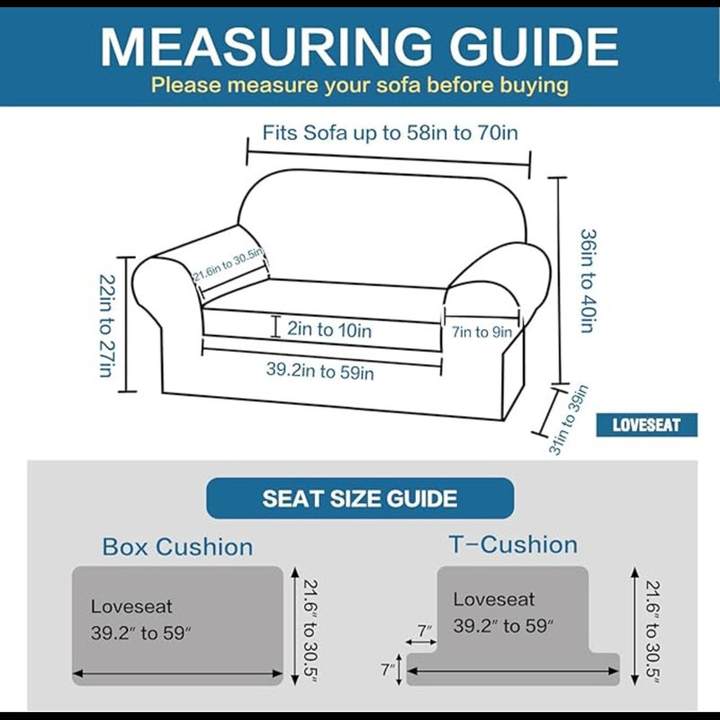 Box Cushion Wingback Slipcover