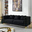 81 Inch Sectional For 3 Seats - Modern Black Fabric With Pillows Enhance Your Living Seater , And Stylish Room, Bedroom, Office