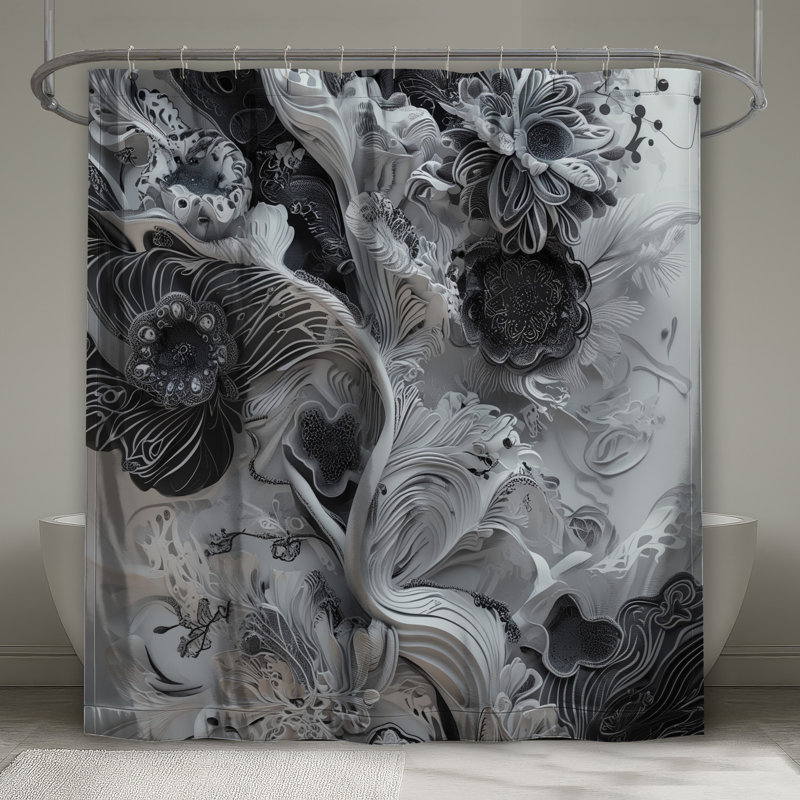 Rideaux de douche Intricate, 70in W x 93in H