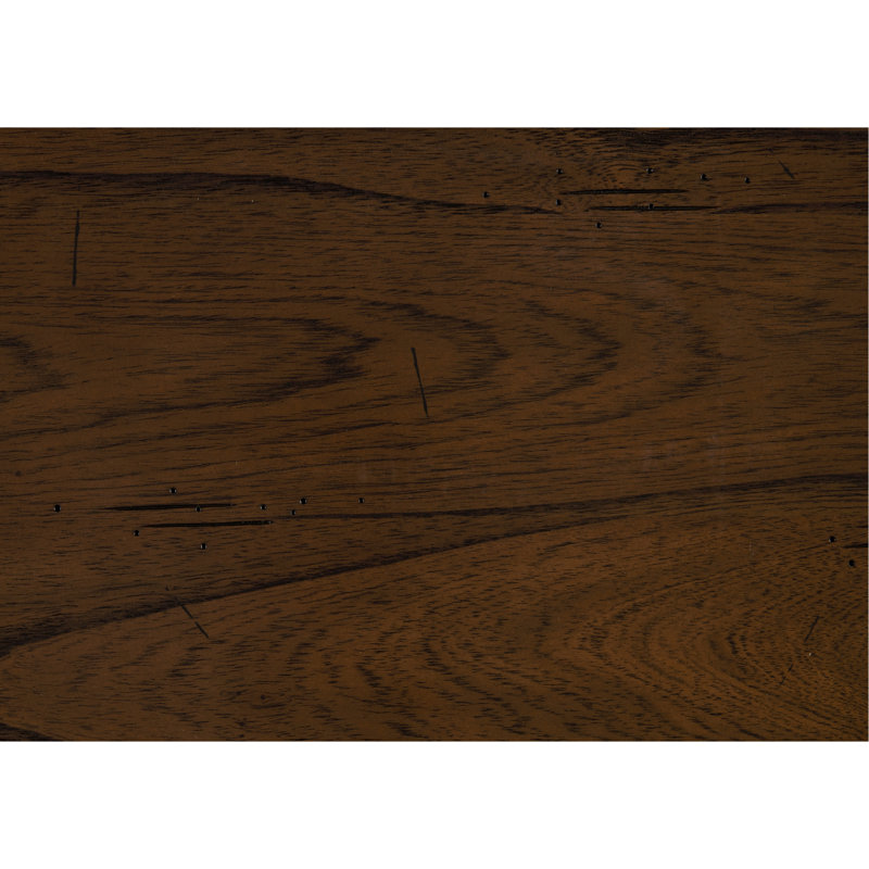 Chaises capitonnées brun foncé à hauteur de comptoir de 2, utilisation transitionnelle de la cuisine 2 sièges, structure en tissu de bois