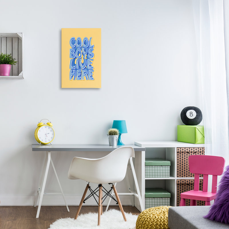 «Cool Boy Live Here» par Martina Pavlova, H 24 po x l 16 po