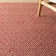 Tapis géométrique tissé à plat à la main rose / beige Cowans