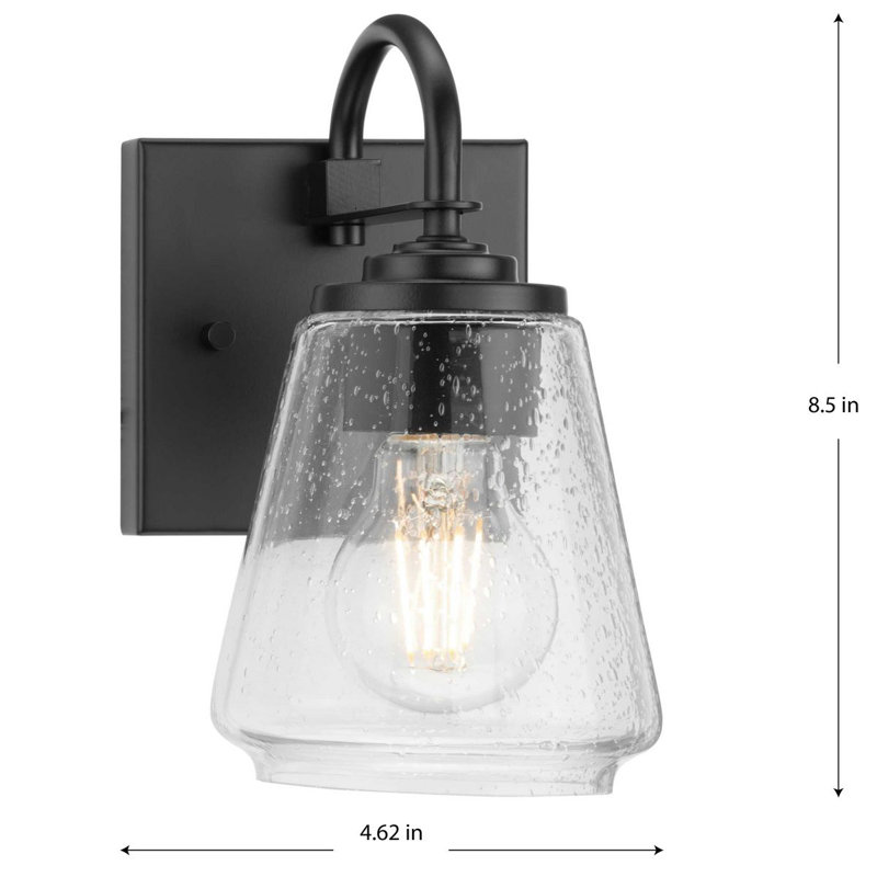 Martenne Dimmable Vanity Light, 1, Matte Black