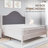 Farmhouse Solid Wood Bed Frame-982084940-982084942
