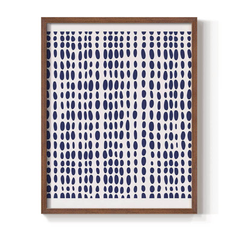 Abstrait, reproduction encadrée CDL III - Prêt à être accroché , H 14 po x l 11 po, Brun