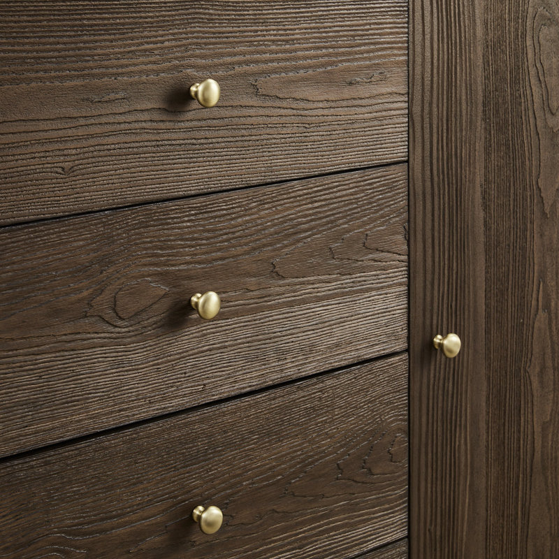 Gracyn 71.75'' W Double Bathroom Vanity Base, Sable
