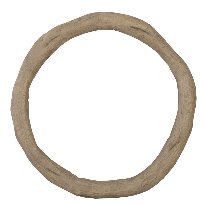 Cercle sur le mur, gris