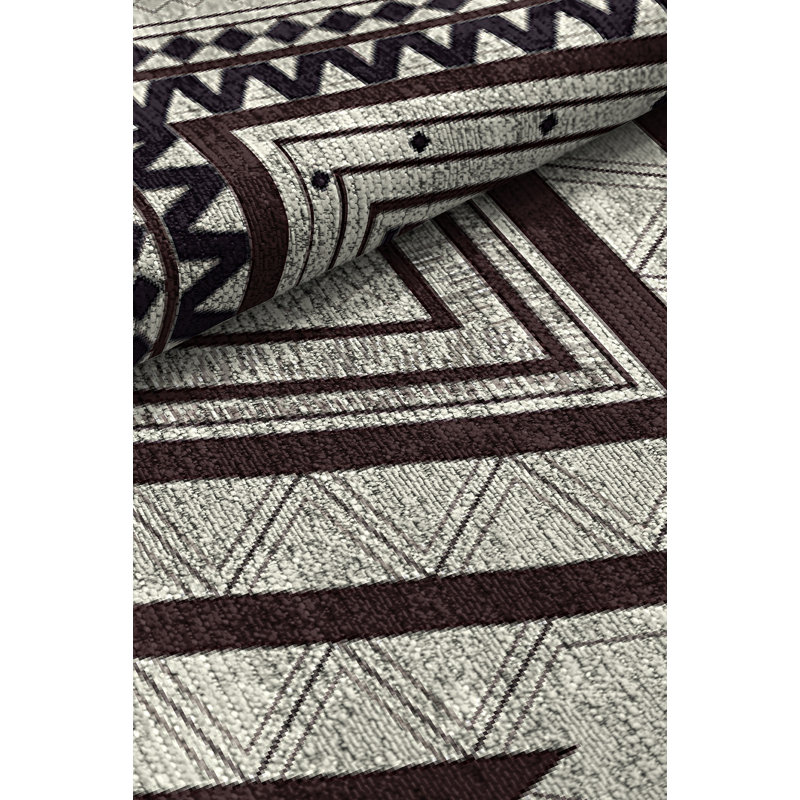 Alderson Machine Woven Grey Indoor Rug, Rectangle 160 x 230cm