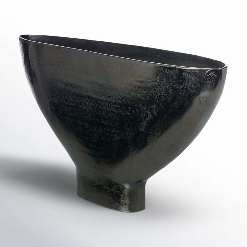 Cale Handmade Metal Table Vase, 11.75" H x 23.5" W x 5.75" D
