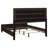 Jacarr Upholstered Bed Walnut-644988422