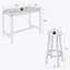 Ensemble de table de cuisine 5 pièces à hauteur de comptoir, table de bar avec 4 tabourets
