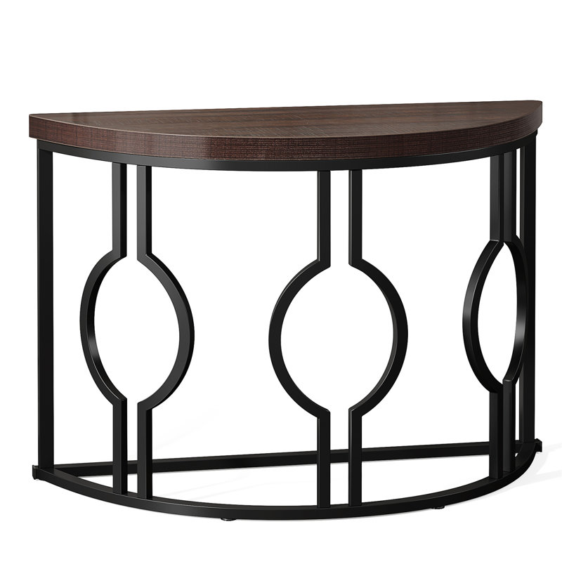 Half Moon Console Table For Entryway