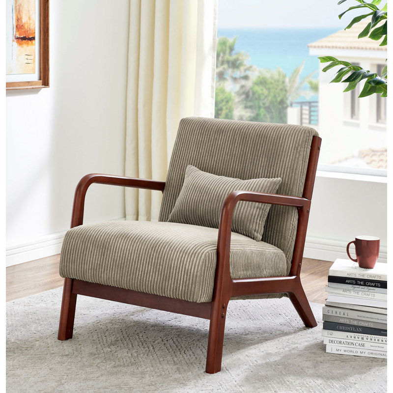 Fauteuil en velours côtelé Corduroy