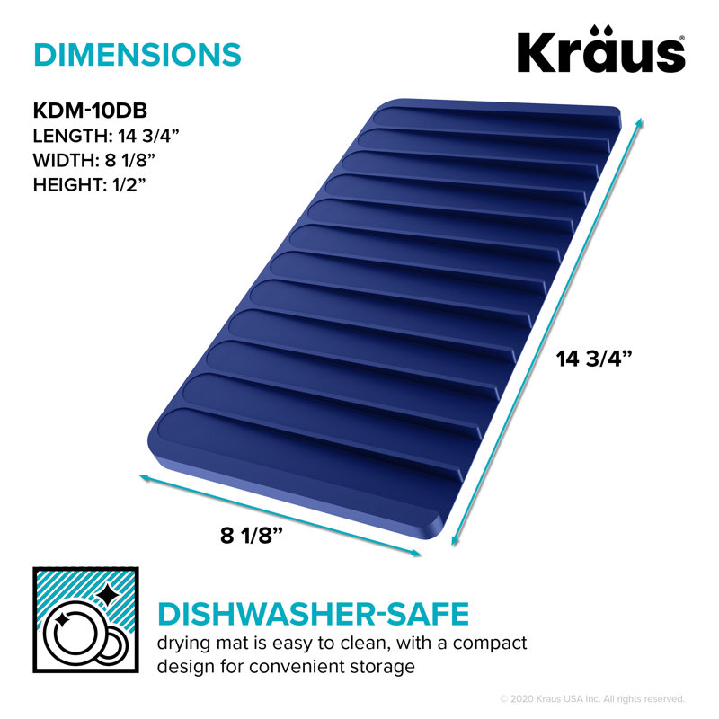 Drying Mat, Dark Blue