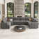Anureet Oversized U Shaped Modular Sectional Sofa