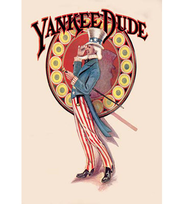 Impression de publicités non encadrées « yankee dude » par n.c. chilberg
