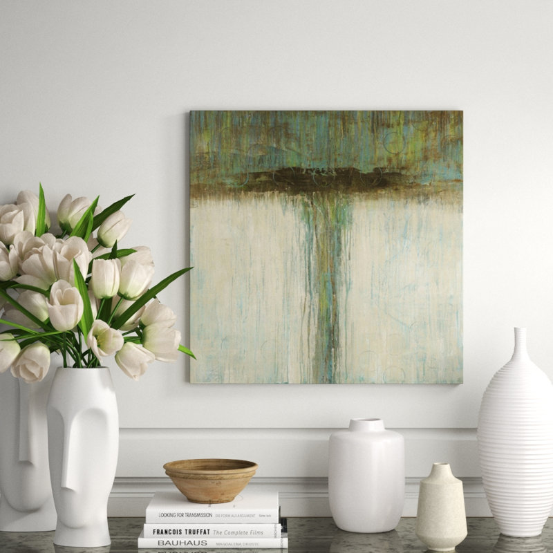 Waterfall I Painting, Outdoor, 47" H x 47" W x 1.5" D
