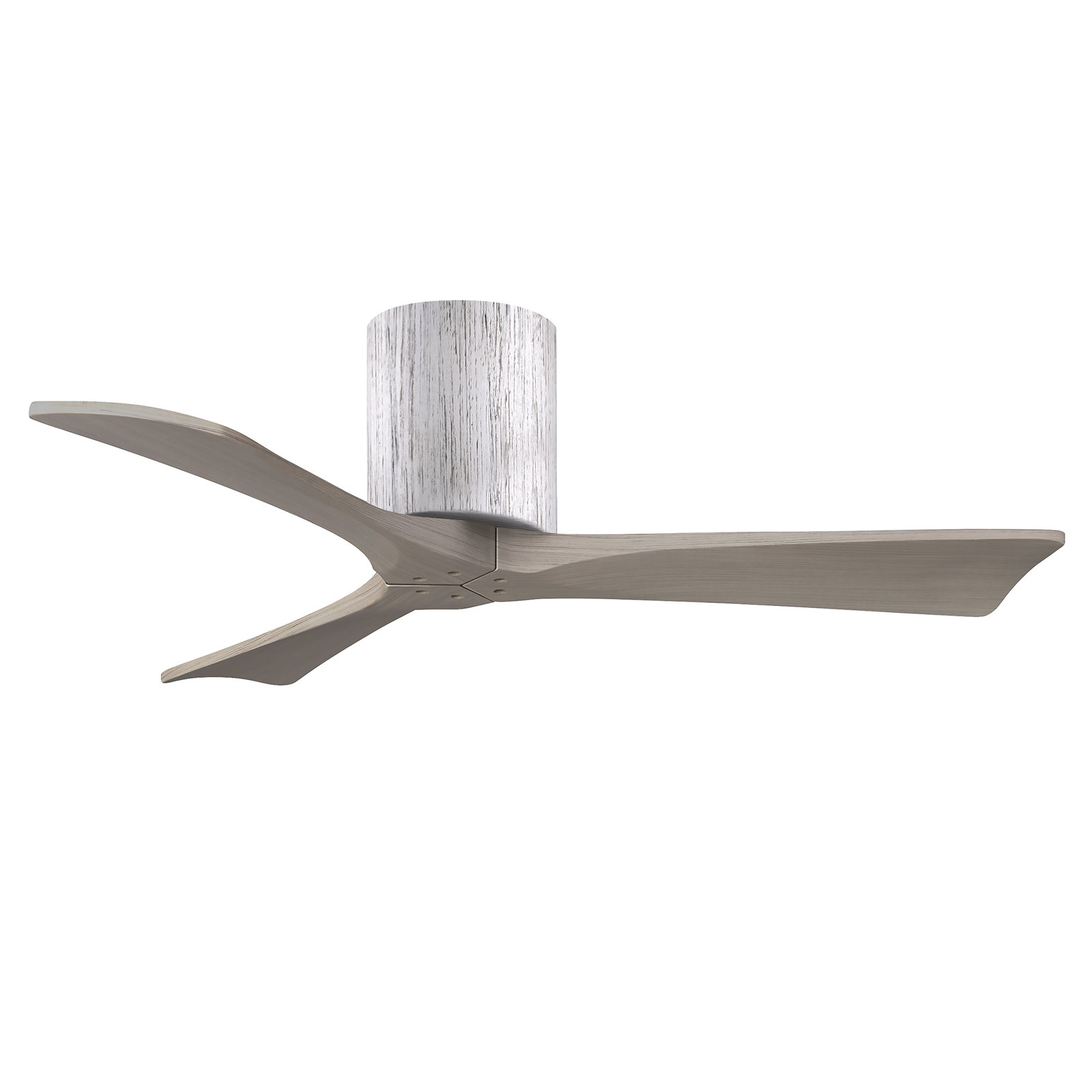 Olivier 3 Blade Ceiling Fan, Barn Wood Tone, Gray Ash Tone, 42"
