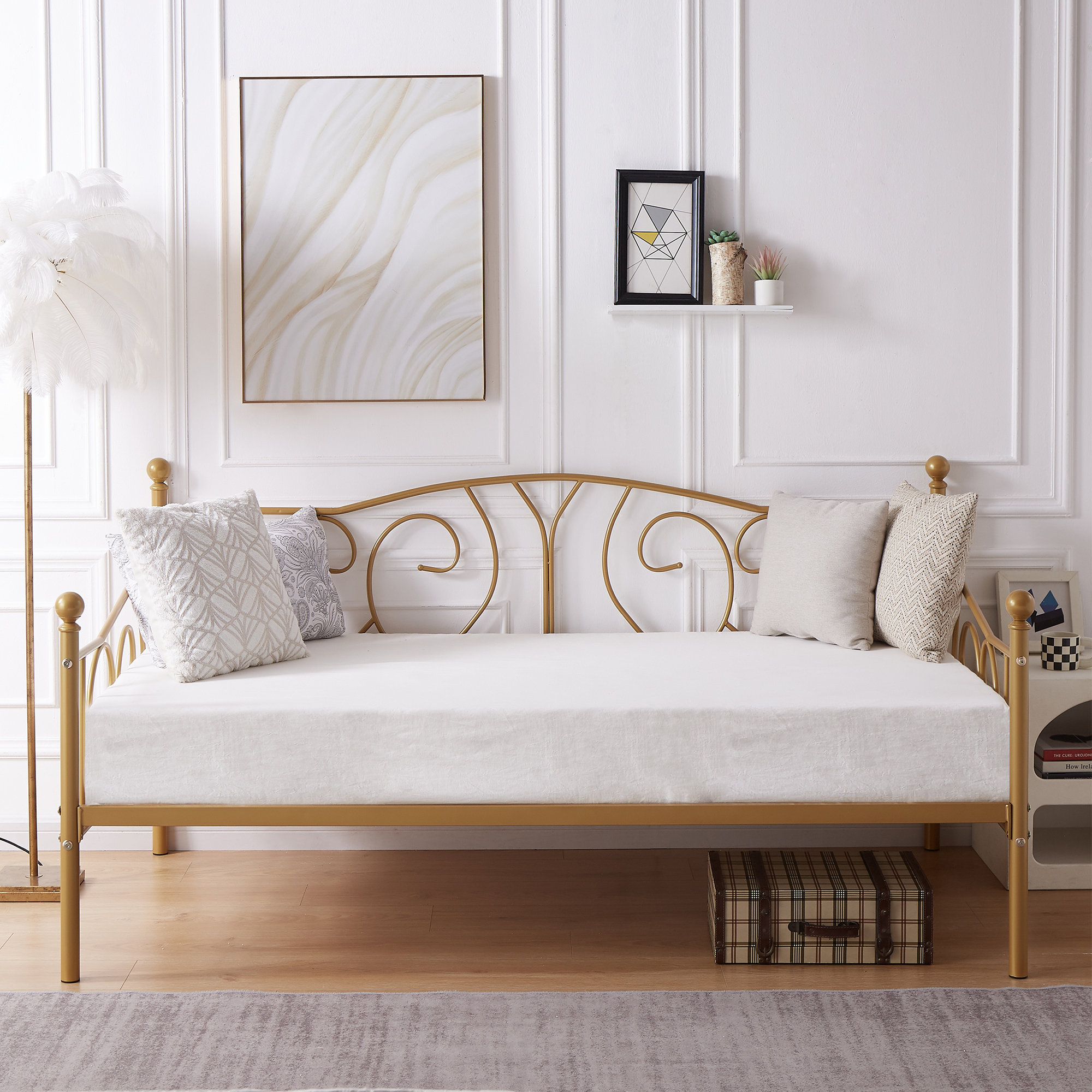 White daybed deals frame twin