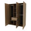 Armoire en chêne naturel avec plusieurs tiroirs