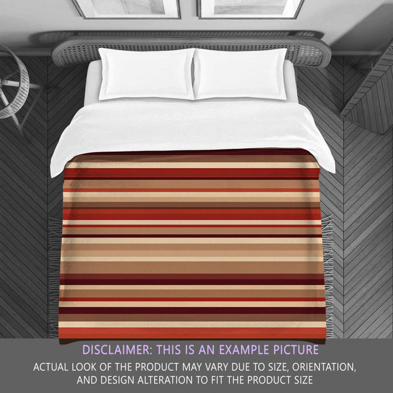 Polyester Striped Comforter, Twin Comforter