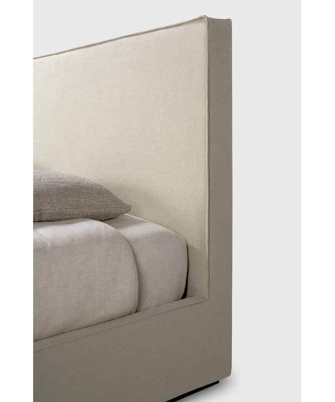 Revive Linen Bed, Beige, Queen