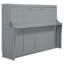 Lit double avec bureau hydraulique, gris - garde votre espace de travail organisé et fonctionnel pour la maison