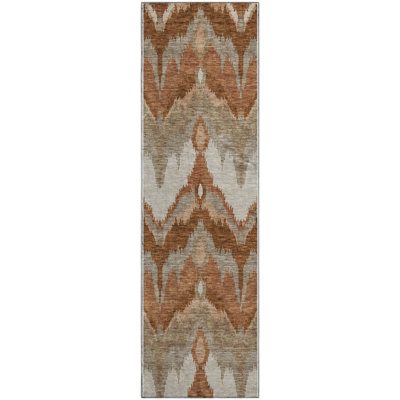 Premium Machine Washable Prisco Paprika Rug