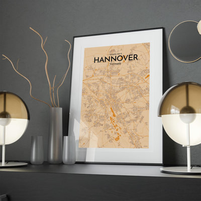 «Hannover City Map», impression