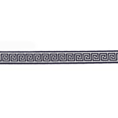 9/16" Multipurpose Jacquard Greek Key Trim Tape by the Yard