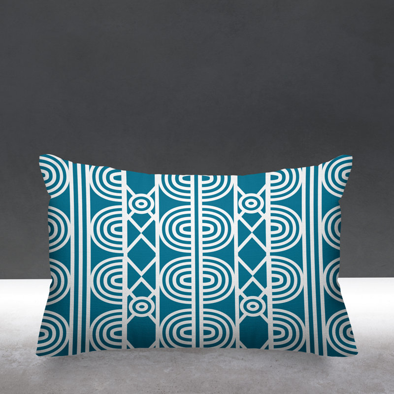 Housse et insert de coussin extérieur Isabis, Turquoise