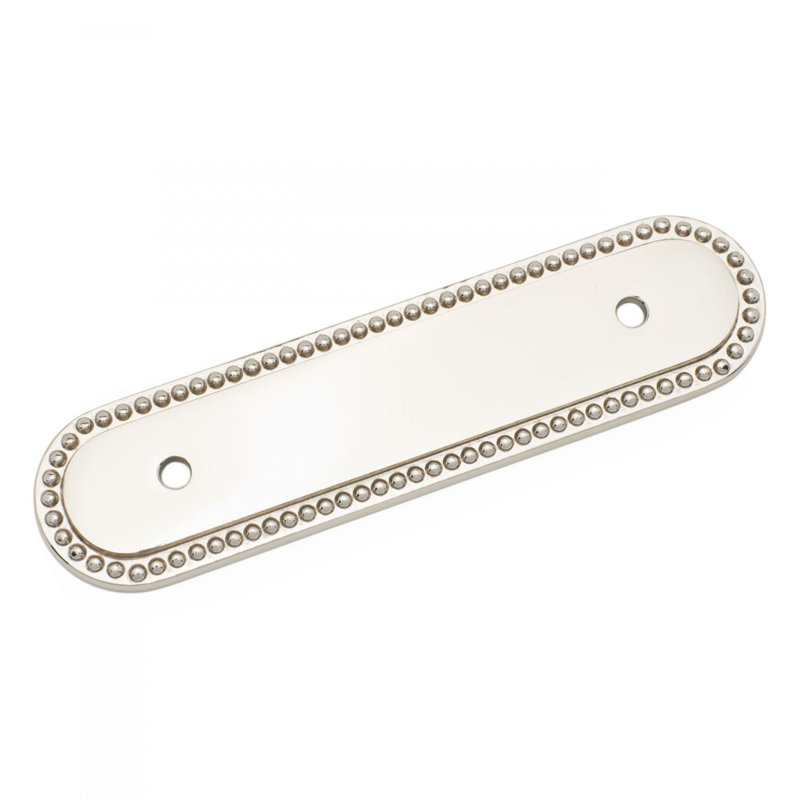 Contre-plaque oblique à perles BP Series, Nickel poli