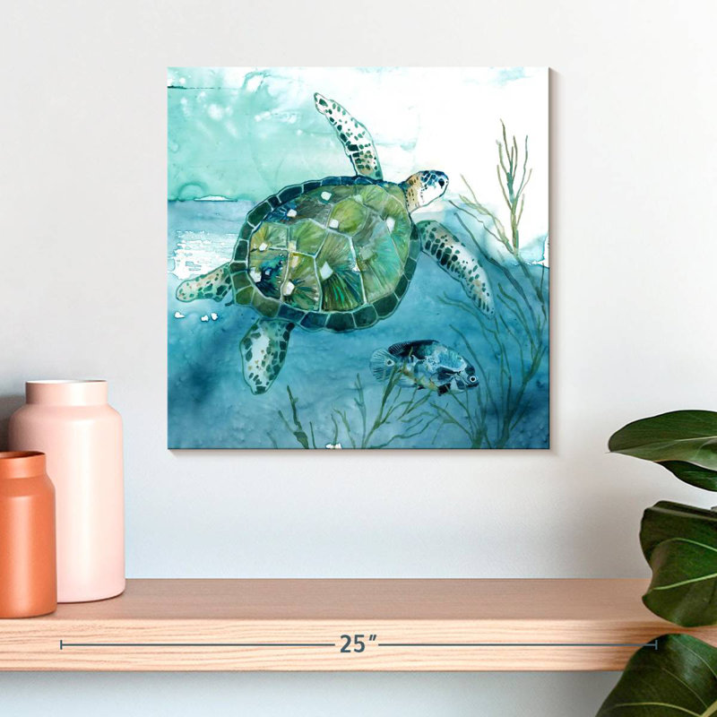 Tortue de mer Crowle Delray I, H 16 po x l 16 po