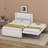 Full Size Upholstery Platform Bed with Trundle,Trundle Can Be Flat Or Erected-101248107