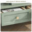 Bibliothèque multifonctionnelle en bois gris-vert