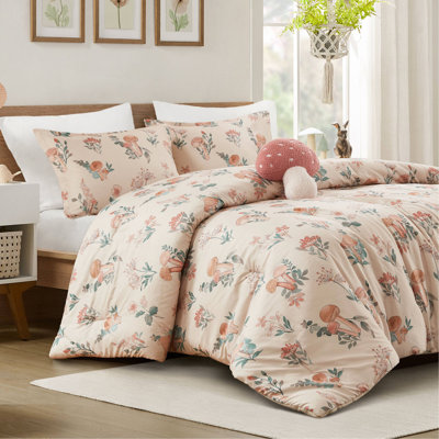4- Piece Mushroom Garden Comforter Set