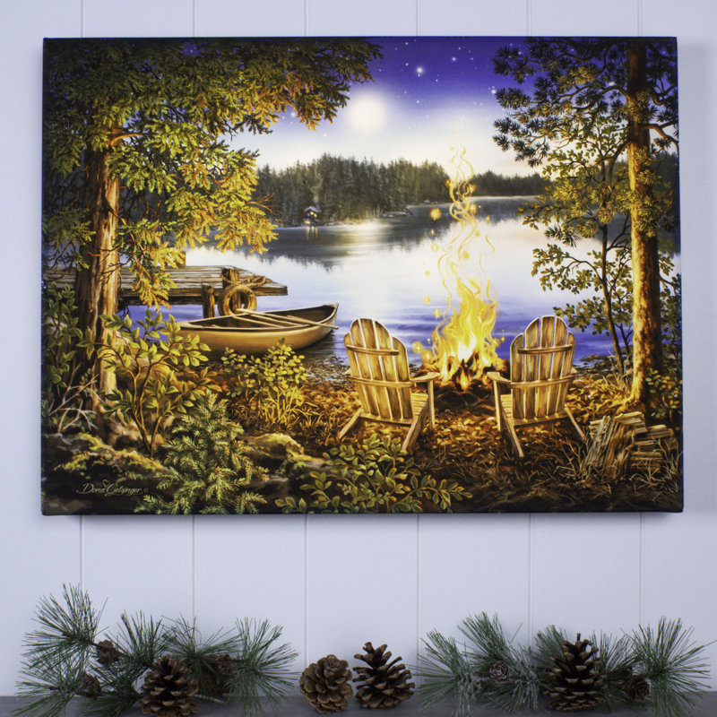 Lakeside 18x24 Fully Illuminated ColorChange LED Print