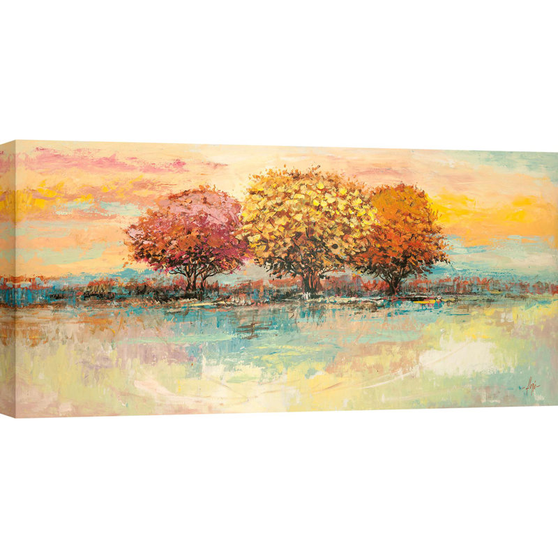 Morning In The Clearing by Luigi Florio - Wrapped Canvas Print, 35cm H x 70cm W x 4cm D