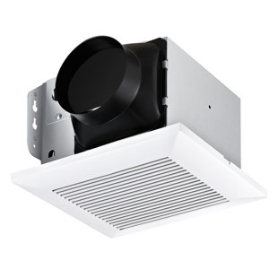 110 Cfm Quiet Bathroom Fan,With Metal Housing,Ceiling Mount Exhaust Ventilation Fan Large Air-Flow Capacity, Energy-Saving Household Bath Vent Fan, Plastic Grille