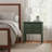 Vintage Green 2-Drawer Nightstand