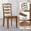 Chaise d'appoint en bois massif 36 po H-1617781576