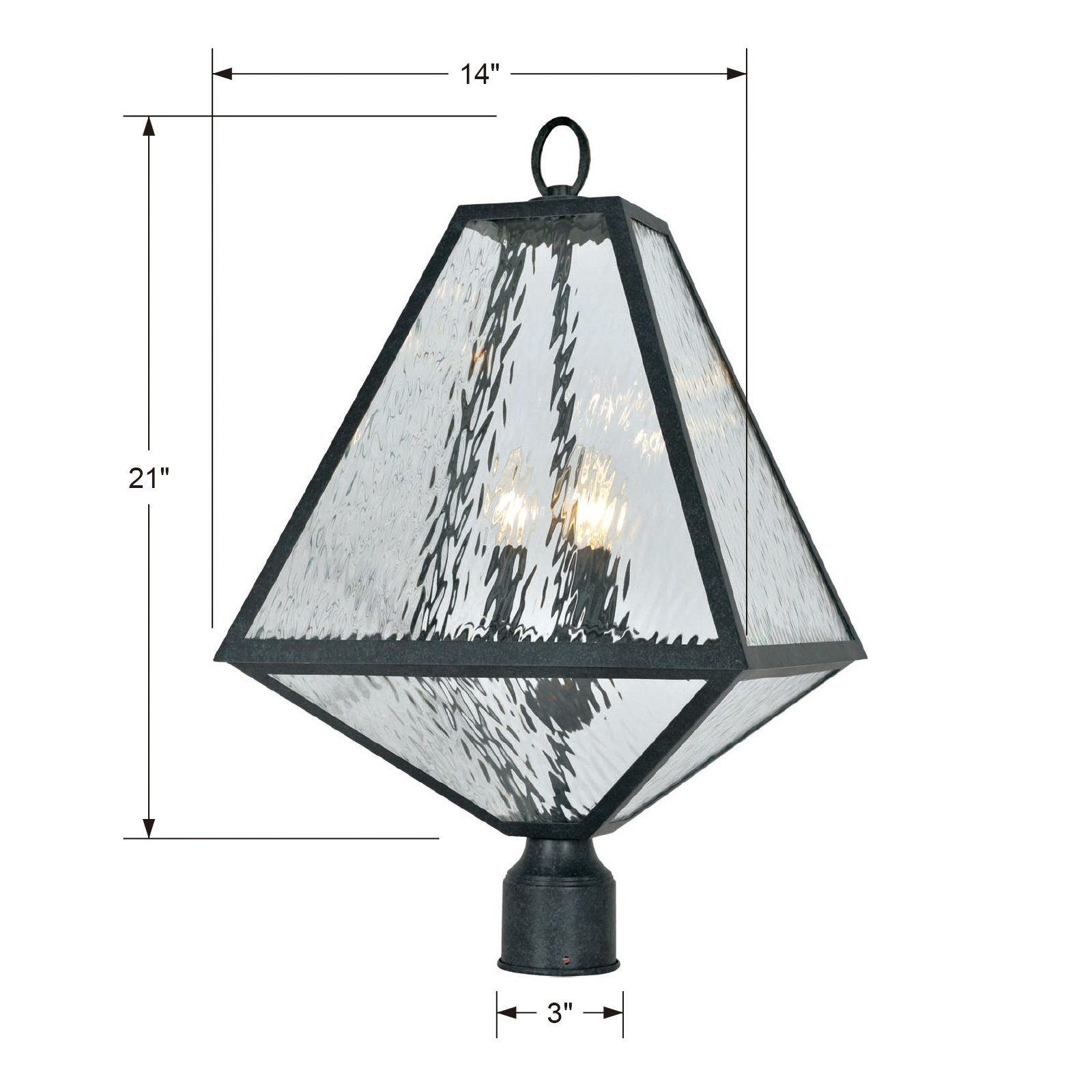 Maribel 1-Light Lantern Head, 15.5'' H x 8'' W