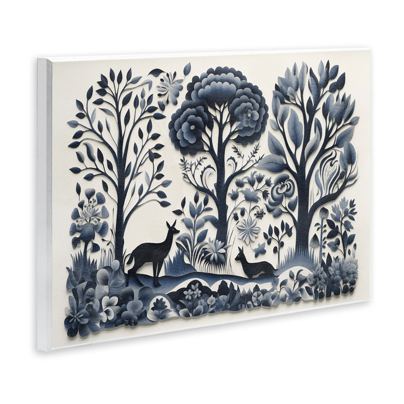 Art mural Boho Forest Creatures par Sasha, H 10 po x l 15 po