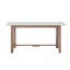 Ensemble repas 5 pièces pour l'extérieur avec table rectangulaire et 4 fauteuils-1877360520